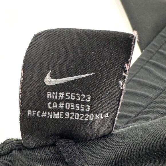 Nike Womens High Rise Black Dri-Fit Front Zip Pants Size 6 - Picture 5 of 6